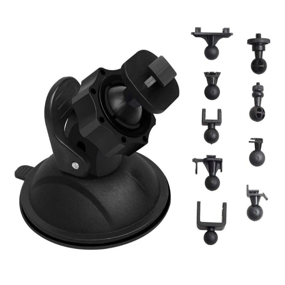Dash Cam Suction Mount with 15+ Swivel Ball Adapters Compatible with Rexing V1